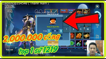 Min 2.000.000 cống hiến cho khách vip top 1 sever 1219 game võ lâm truyền kỳ mobile - vltk