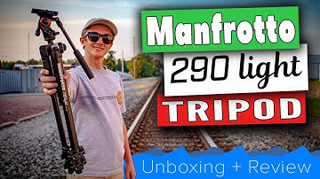 Manfrotto 290 Light Tripod with Fluid Head Unboxing/Review/Test 2018 | Awesome Tripod!