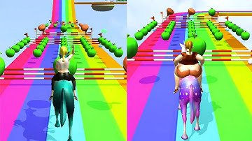 Max Levels in Fat 2 Fit ! Unicorn Challenge Game 🎮