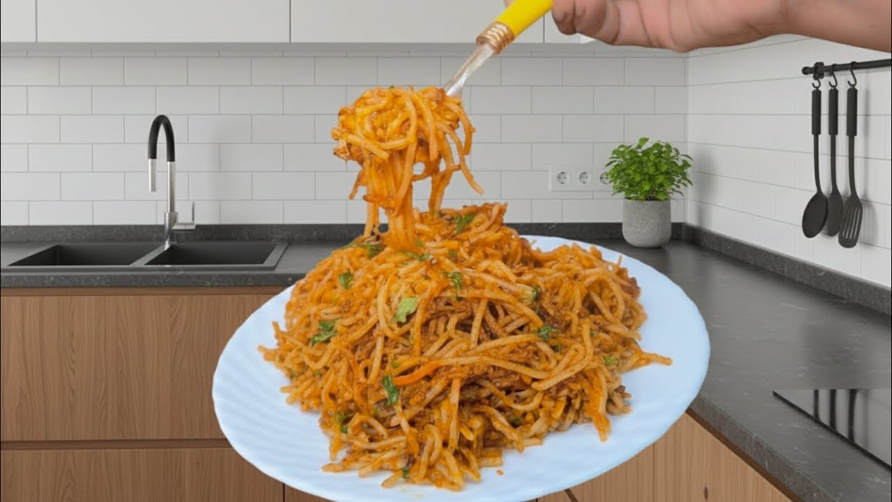 spicy Thela Chowmein 🤤🔥 | Veg Chowmein Recipe