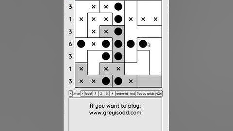 Grey is Odd - Today grids. Solution level 4 7X7 dated 03-07-2024