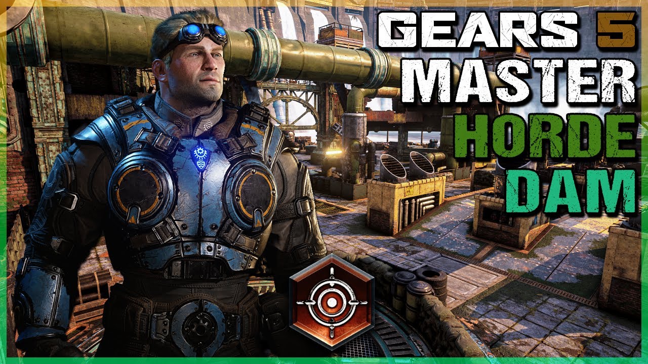 Sniping Without Reloads is Crazy! - Marksman on Dam - Gears 5 Master Daily Horde Frenzy 5-29-2021