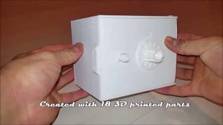 3D printed 4-Code Combination Safe