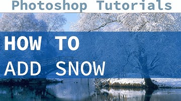 How to add snow effect in Photoshop CS6