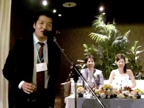 潤ちゃん結婚式2次会　中川挨拶