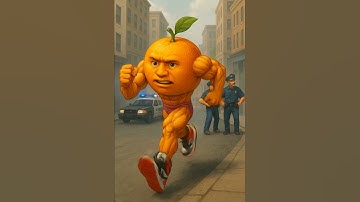 Oh yeah, Udin Din Din Dun successfully escaped from the police. 🍊🏃‍➡️👮‍♂️ #italianbrainrot #memes