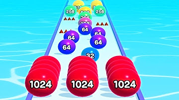 Ball Run 2048 Merge Number ! MAX LEVELS Gameplay Walkthrough New Update Part 181 android, ios