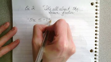 L 3.5 Solving Ineq with division and multiplication