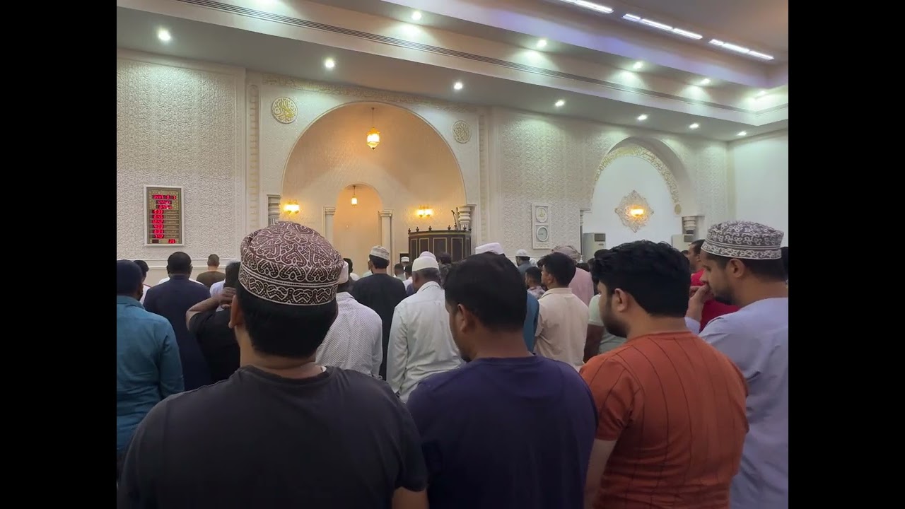 صلاه التراويح مسجد الرحمن صناعيه صلاله ،1447،. 2026 والدعاد ، ولحضه استذان الامام بنشر الفيديو 