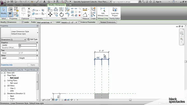 Revit Tutorial: Creating Family Parameters | Black Spectacles