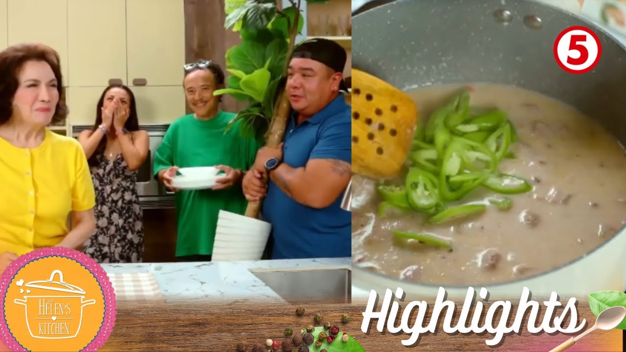 FROM HELEN'S KITCHEN | Epi at Vandolph Quizon, nakipagkulitan sa kusina ni Tita Helen