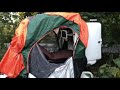 ホンダジャイロキャノピーをキャンピングカーに変えました…。I changed the Honda Gyro canopy to a camping car...