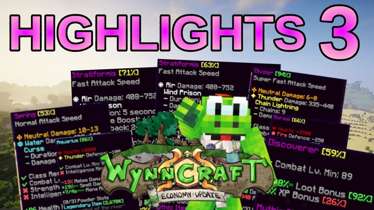 Wynncraft HIGHLIGHTS 3 Mythic Trading, Horse Breeding, Giveaways