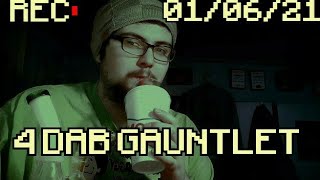 4 Dab Gauntlet W/ 4 Strains of Wax!