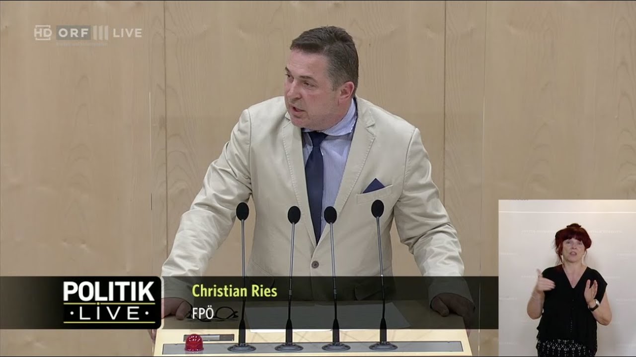 Christian Ries - Sicherheitspolizeigesetz - 17.6.2021 - YouTube