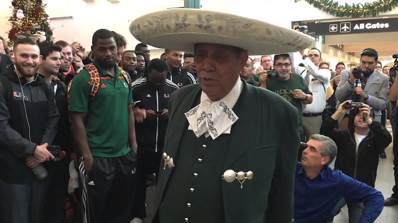 Canes Football El Paso Arrival 12.21.15 YouTube