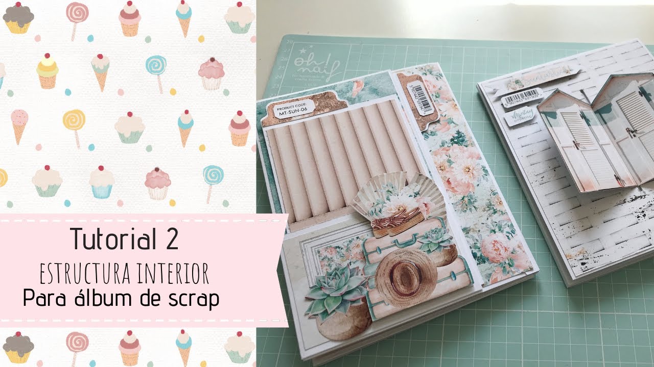 ESTRUCTURA interior, para ÁLBUM DE SCRAP ➡️ 2 💕