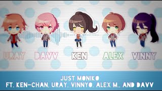 【Ken-chan, URAY, Alex M., VinnyO, & Dav-P】Just Monika (Random Encounters - REDONE)【Genderbent Cover】
