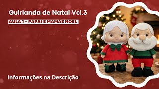 Felt Santa and Mrs. Claus