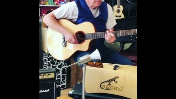 Thumbnail of H-002 all solid wood Byron guitar sound test