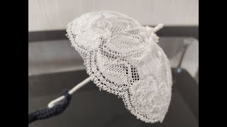 Как сделать зонтик. How to make an umbrella. Мадам Мышкина. Amigurumi. Вязать игрушки, амигуруми.