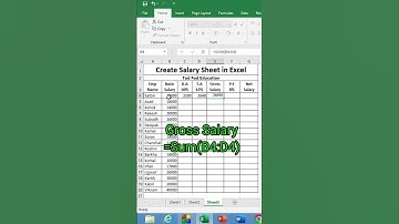 How to Make Salary Slip in Excel #viral #tranding #shorts