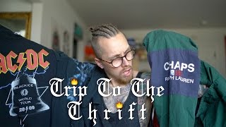 Trip To The Thrift 48 | Vintage Chaps Ralph Lauren, ACDC Band Tee, Black Scale, and Armani Exchange