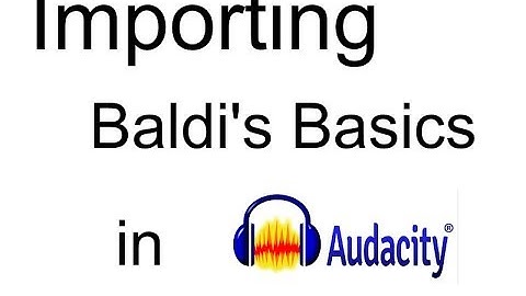 When you import Baldi