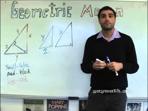 Geometry - Geometric Mean - YouTube