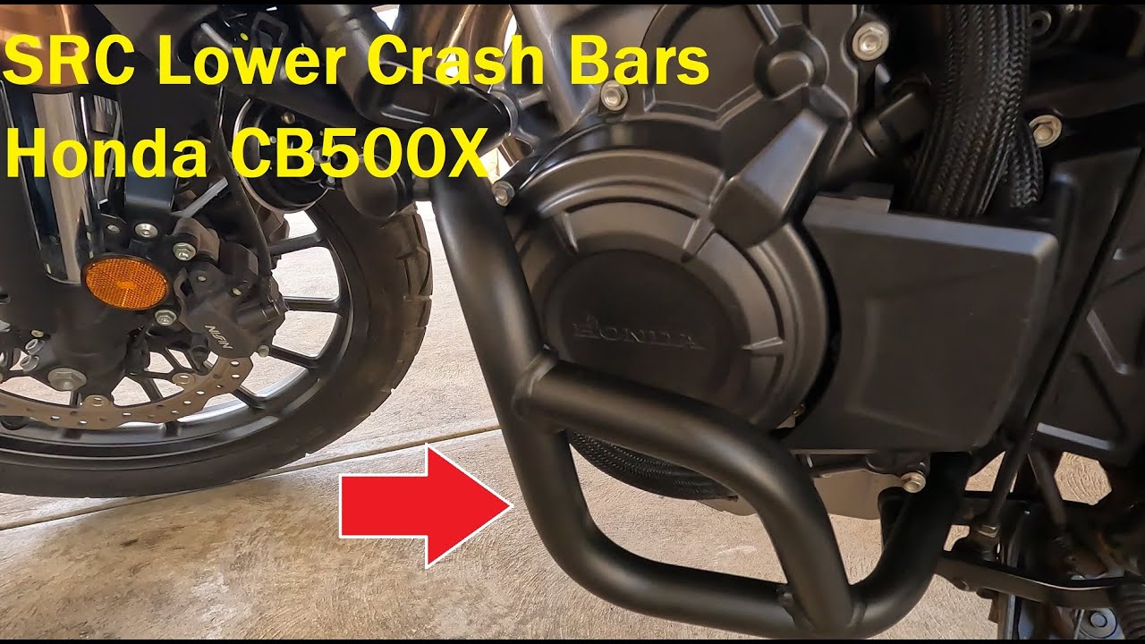 SRC Lower Crash Bars (CB500X) - Update on Tyres / Crash bars - Good & Bad News