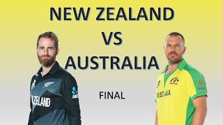T20 World Cup 2021 | Final | New Zealand vs Australia by @Crick Mind ...