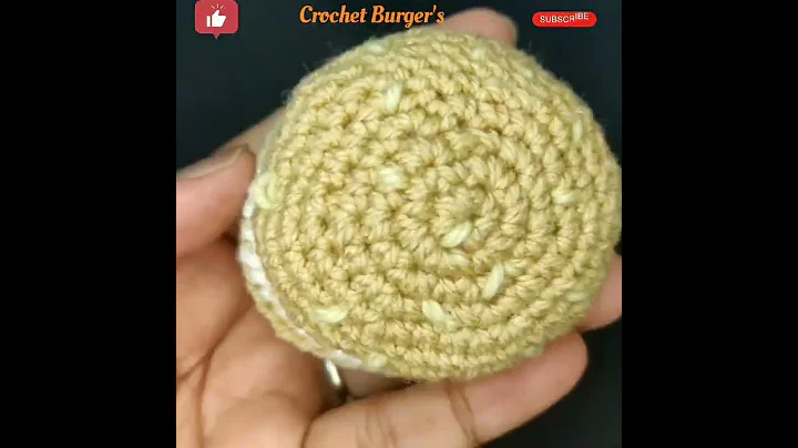 how to crochet burger🍔 || like,share,subscribe & comments