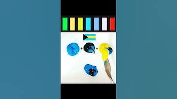 The Science of Mixed Flags: Color Combinations Explained - Part 4 #oddlysatisfying #colormixingmagic