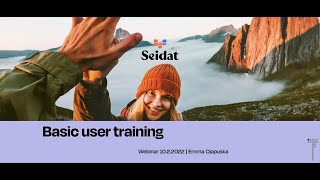Basic user training webinar 10.2.2022