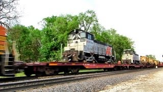 BNSF 5064 Manifest - Carrying 5 switch engines Wealth