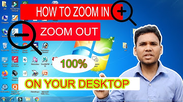 How to Zoom Out on a Computer Desktop : Basic Computer Operations in hindi