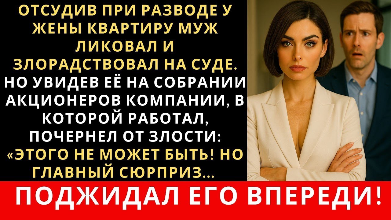 Муж юрист отсудил у жены квартиру в суде  Он не знал, что скоро  его жизнь изменится навсегда