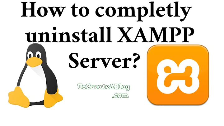 How to completely uninstall XAMPP server from Linux
