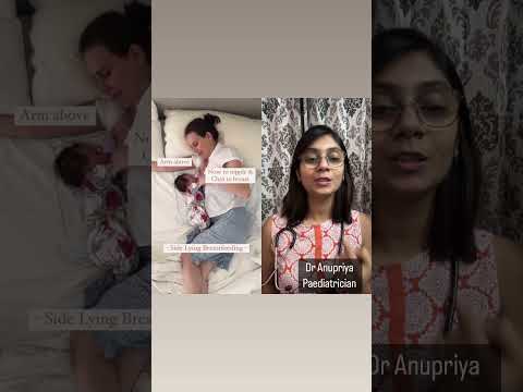 How To Feed In Lying Down Position Newborn Baby Parenting Breastfeeding Newparents