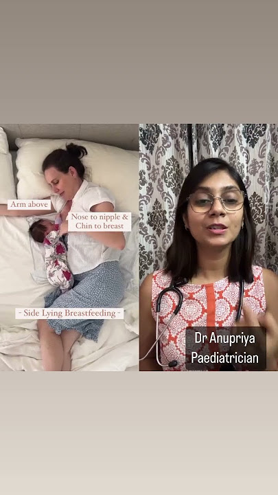 How to feed in lying down position ? #newborn  #baby  #parenting  #breastfeeding  #newparents