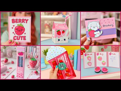 DIY Strawberry Stationery You’ll Fall in Love With! 🍓💖