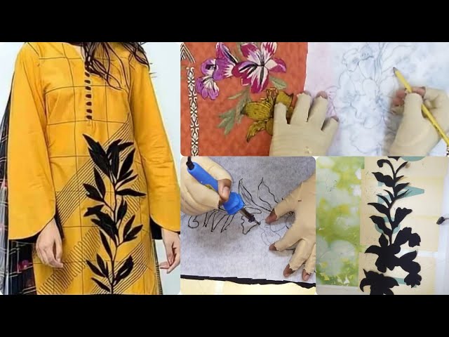 patches dress design Eid Outfit Ideas 2025: Stylish Patchwork Suits