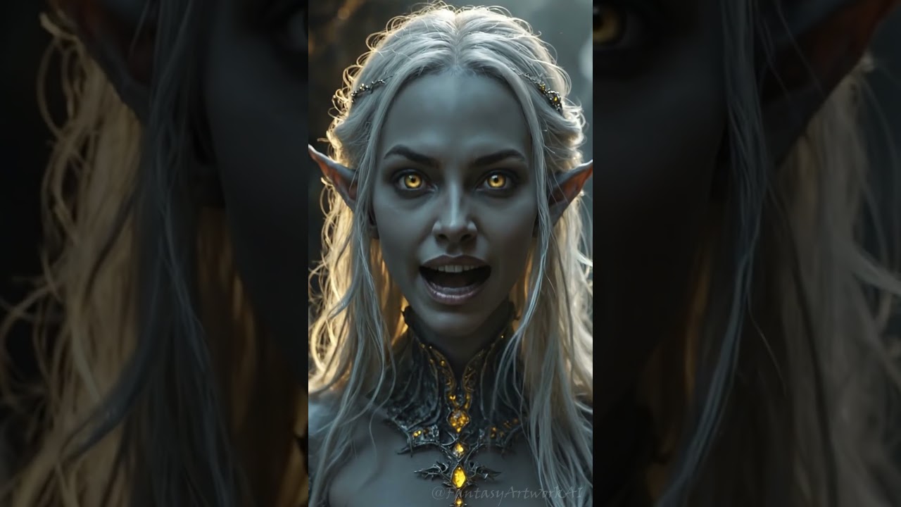 Так любит пить чай темная эльфийка.