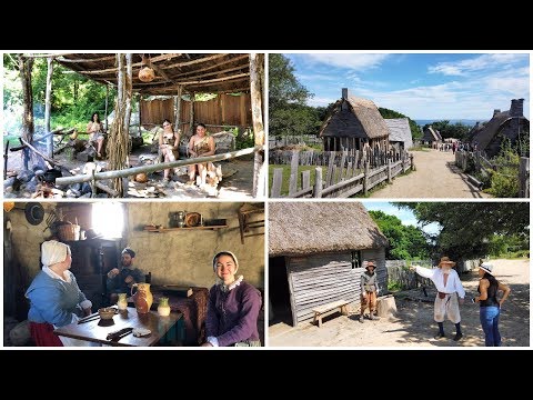 Plimoth Plantation Tour Plymouth Massachusetts (4K)