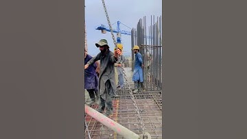 Slab concrete pouring in progress #construction #shorts #shortvideo #youtube #youtubeshorts #viral