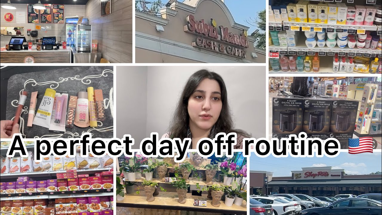 Day off routine | busy life in America | busy day | - YouTube