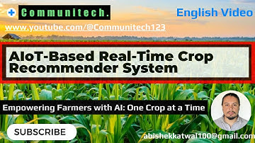 🌱 AIoT-Based Real-Time Crop Recommender System | Smart Farming for the Future | IoT | AI Integration