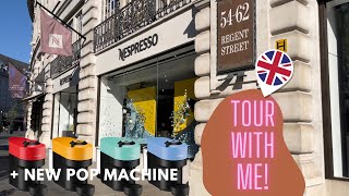 Nespresso Store Tour Vlog - UK Edition! + New Nespresso Vertuo Pop Machine!