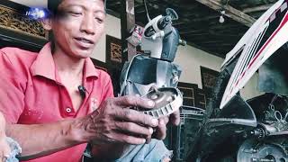 BONGKAR CVT SUZUKI NEX SUARA KASAR