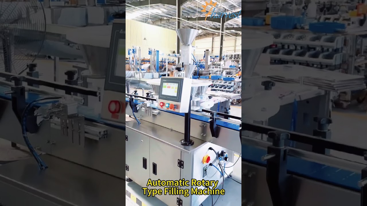 High-Speed Rotary Filling Machine | Auto Weighing & Filling for Granular Products 